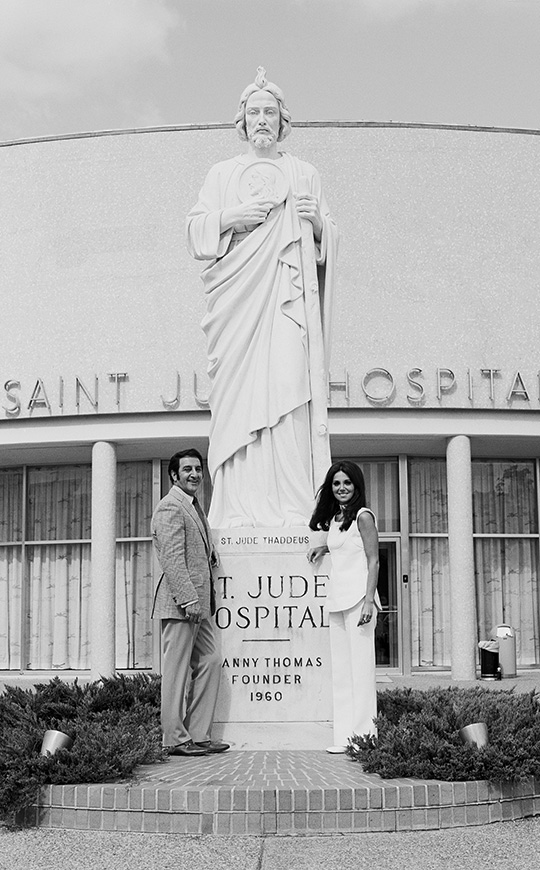 Marlo and Danny Thomas at St. Jude